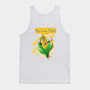 Corny Autumn Tshirt ver2 Halloween and Thanksgiving Gift Tank Top